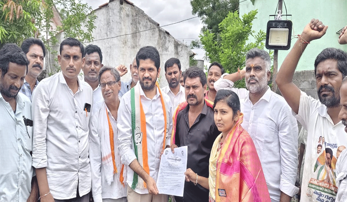 Indiramma Housing Scheme |ఇందిరమ్మ ఇండ్ల పథకంతో పేదోళ్ల సొంతింటి కల సాకారం.. హుజురాబాద్ కాంగ్రెస్ పార్టీ నియోజకవర్గం ఇంచార్జీ వొడితల ప్రణవ్