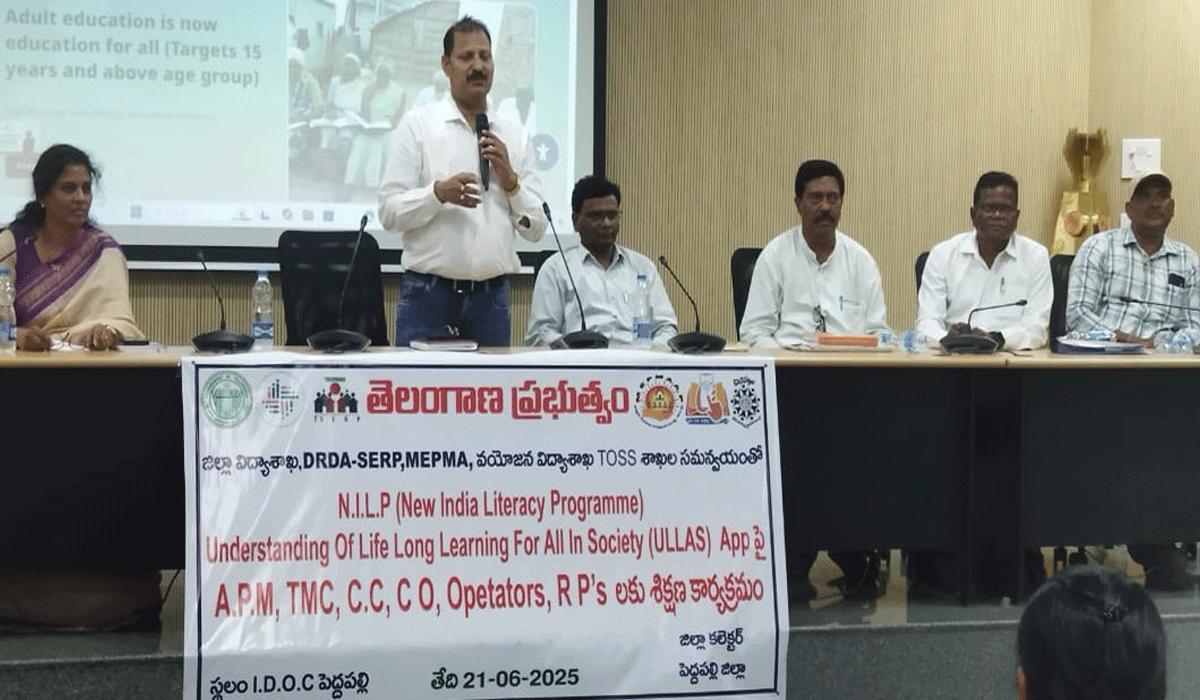 social responsibility | సంపూర్ణ అక్షరాస్యత .. సామాజిక బాధ్యత… అదనపు డీఆర్డీవో రవీందర్‌