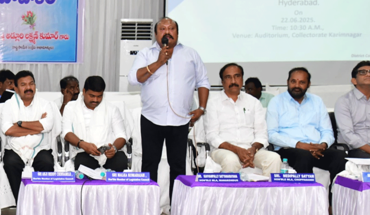 Tummala | కరీంనగర్ సమగ్రాభివృద్ధికి ఇంచార్జి మంత్రి తుమ్మల సహకరించాలి