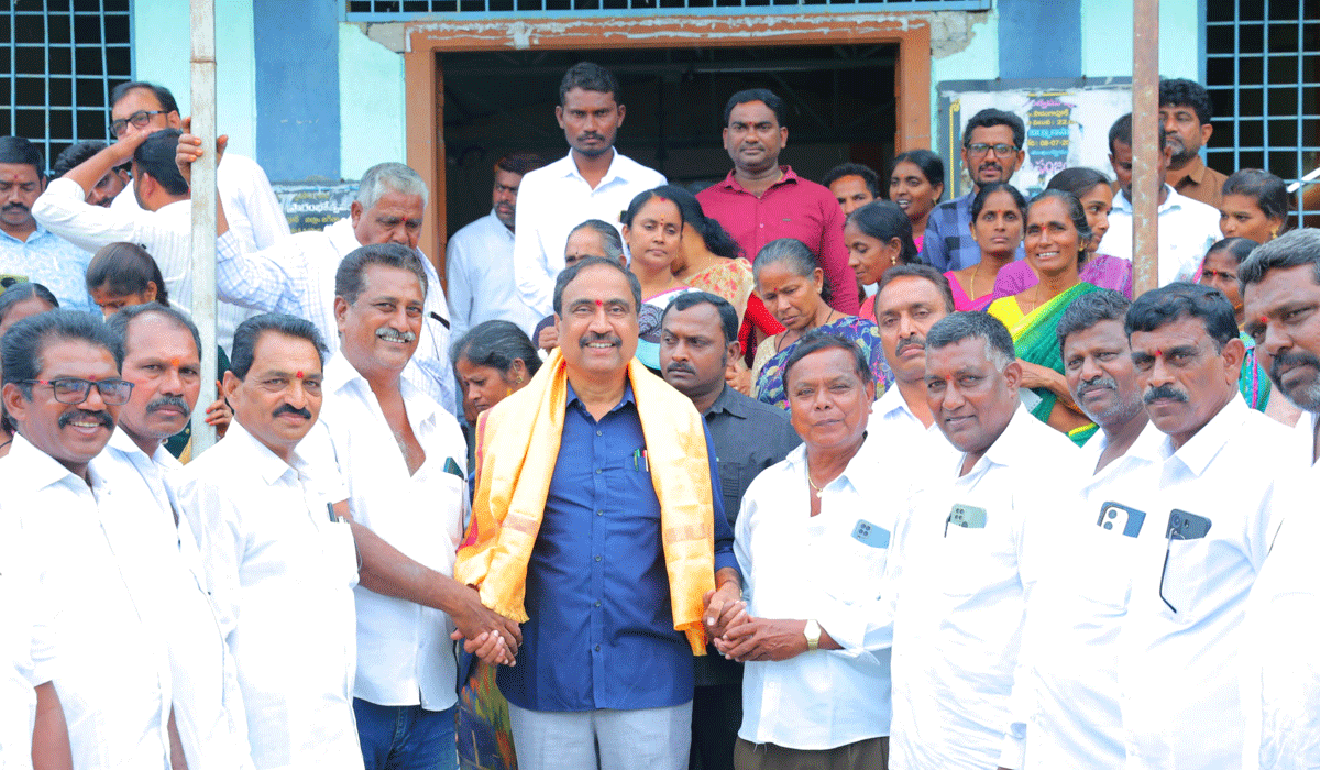 Allocation of funds | ఆర్పల్లి గ్రామానికి నిధులు మంజూరీపై నాయకుల హర్షం