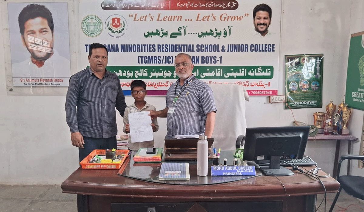 Orphaned student | అనాథ విద్యార్థిని గురుకుల పాఠశాలలో చేర్చిన సోషల్ వర్కర్ సనా పటేల్