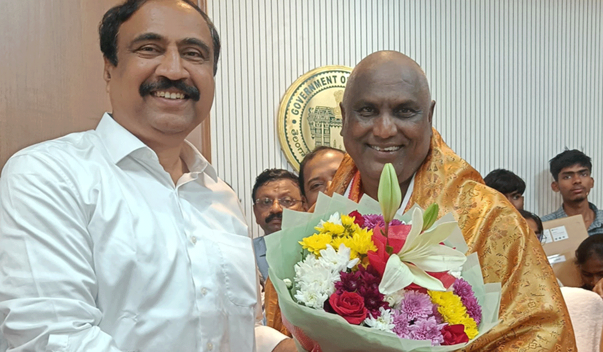 MLA Dr. Sanjay Kumar | మంత్రి అడ్లూరి లక్ష్మణ్ కుమార్ కు శుభాకాంక్షలు తెలిపిన జగిత్యాల ఎమ్మెల్యే డాక్టర్ సంజయ్ కుమార్