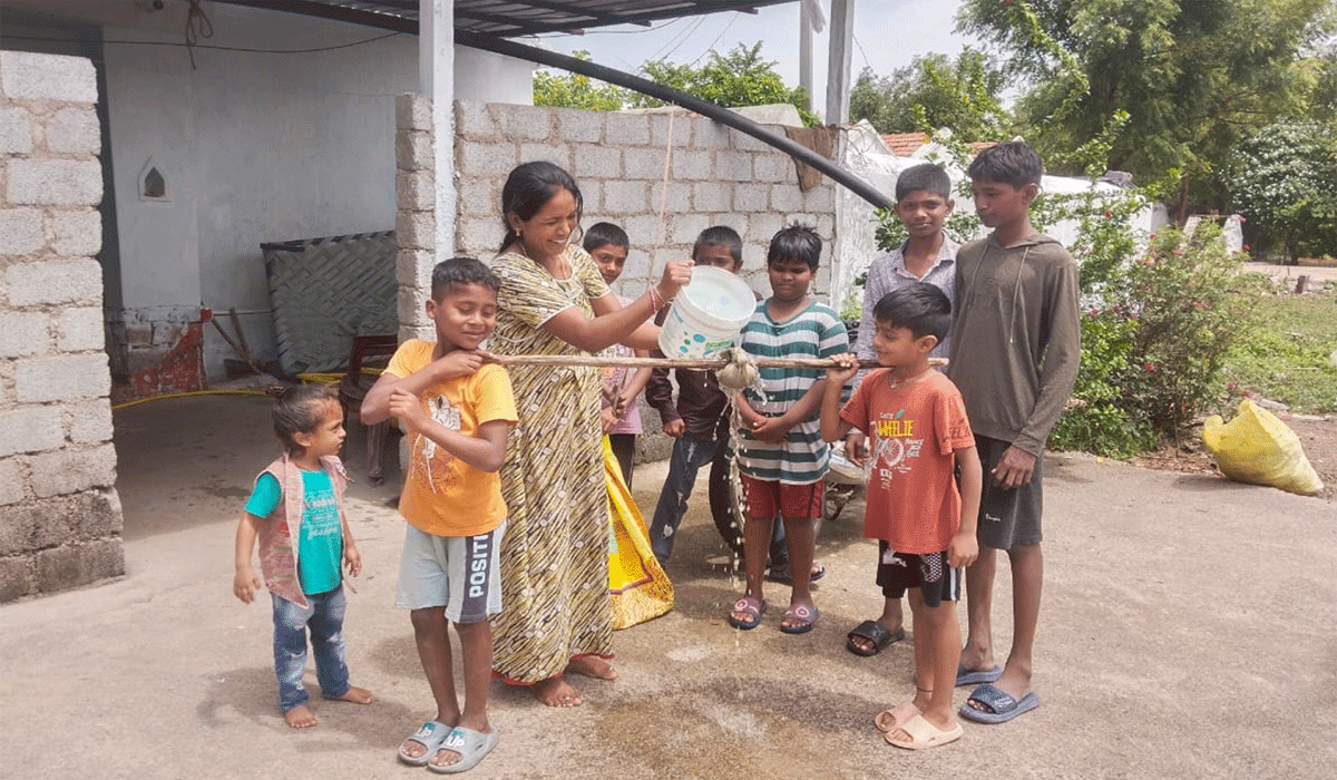 Kappathalli | వర్షాలు కురవాలని.. కొండన్నపల్లిలో కప్పతల్లి ఆడిన చిన్నారులు