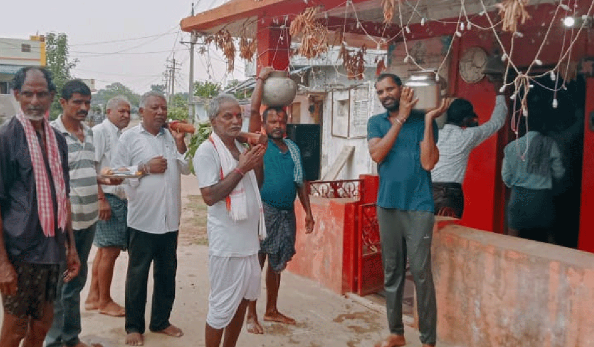 Peddapally | వర్షాలు కురవాలని సీతంపల్లిలో కప్పతల్లి ఆట