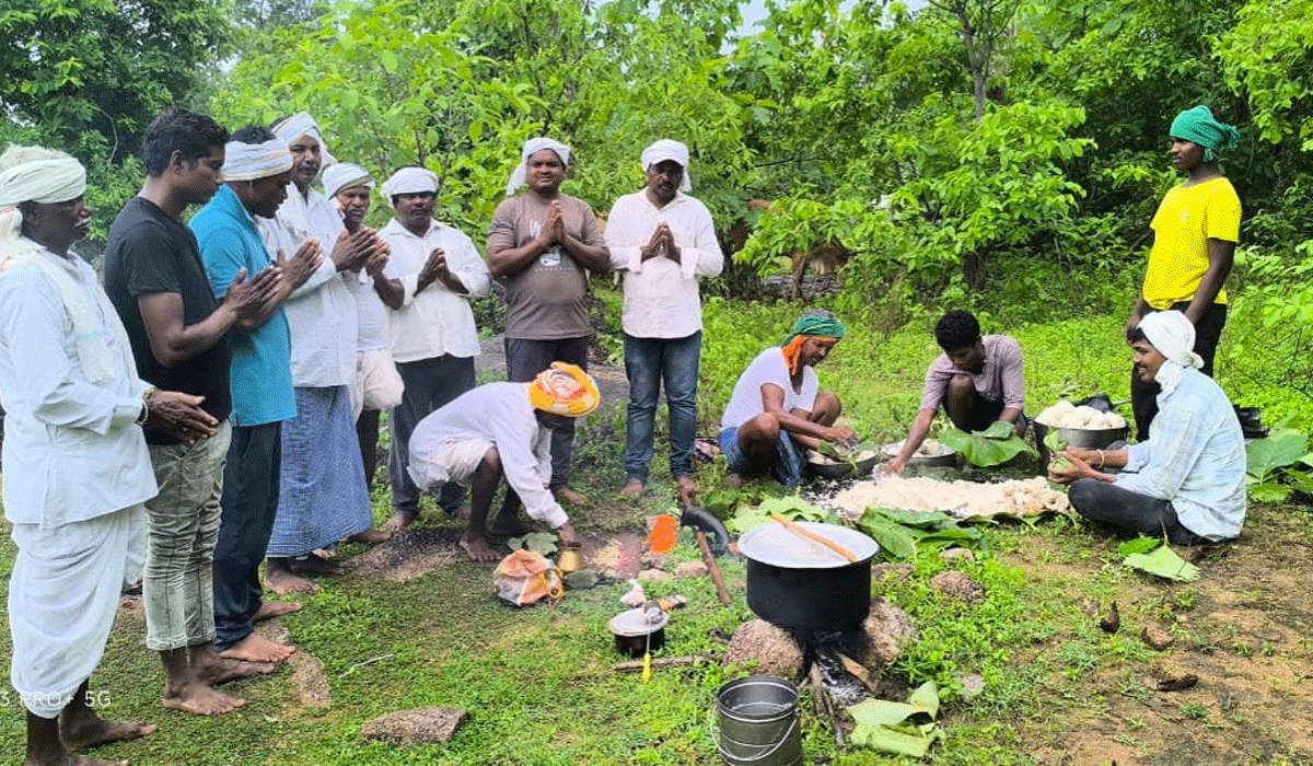 Agency Giri villages | ఏజెన్సీ గిరి గ్రామాల్లో వన దేవత పూజలు ప్రారంభం