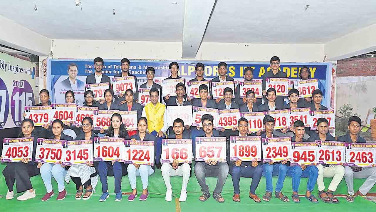 జేఈఈ అడ్వాన్స్‌డ్‌ ఫలితాల్లో ‘ఆల్ఫోర్స్‌’ అద్భుత విజయం