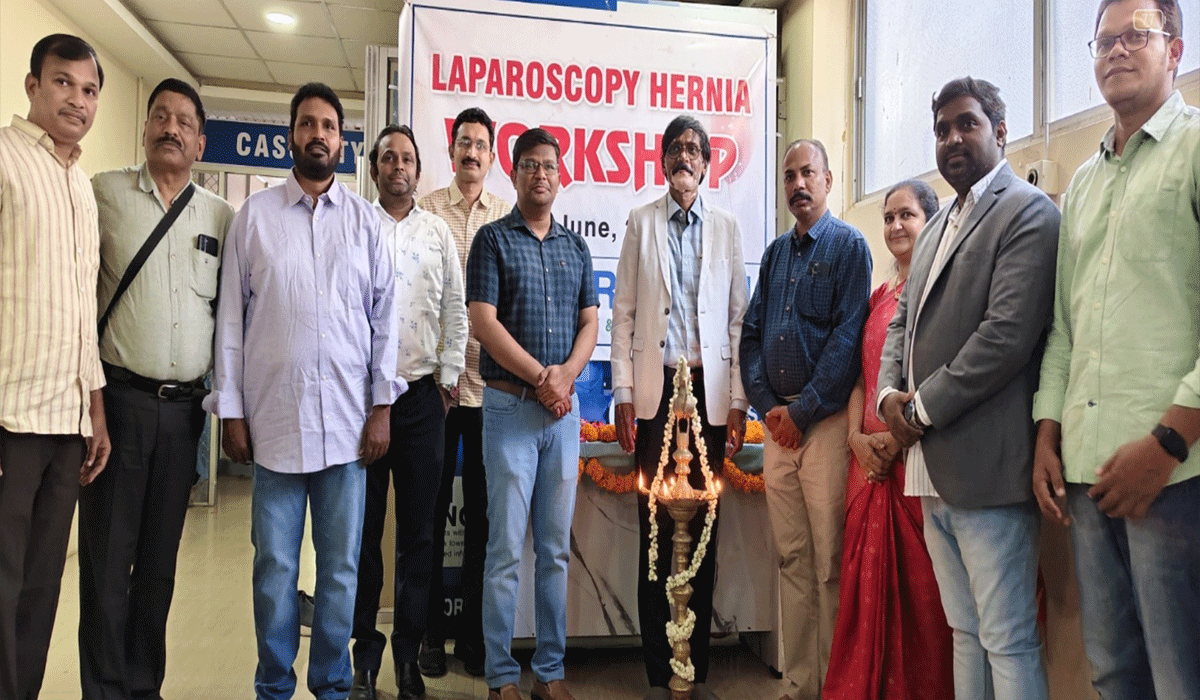  Kurapati  | ‘కూరపాటి’లో లాప్రోస్కోపీ హెర్నియాపై వర్క్​‍షాప్‌