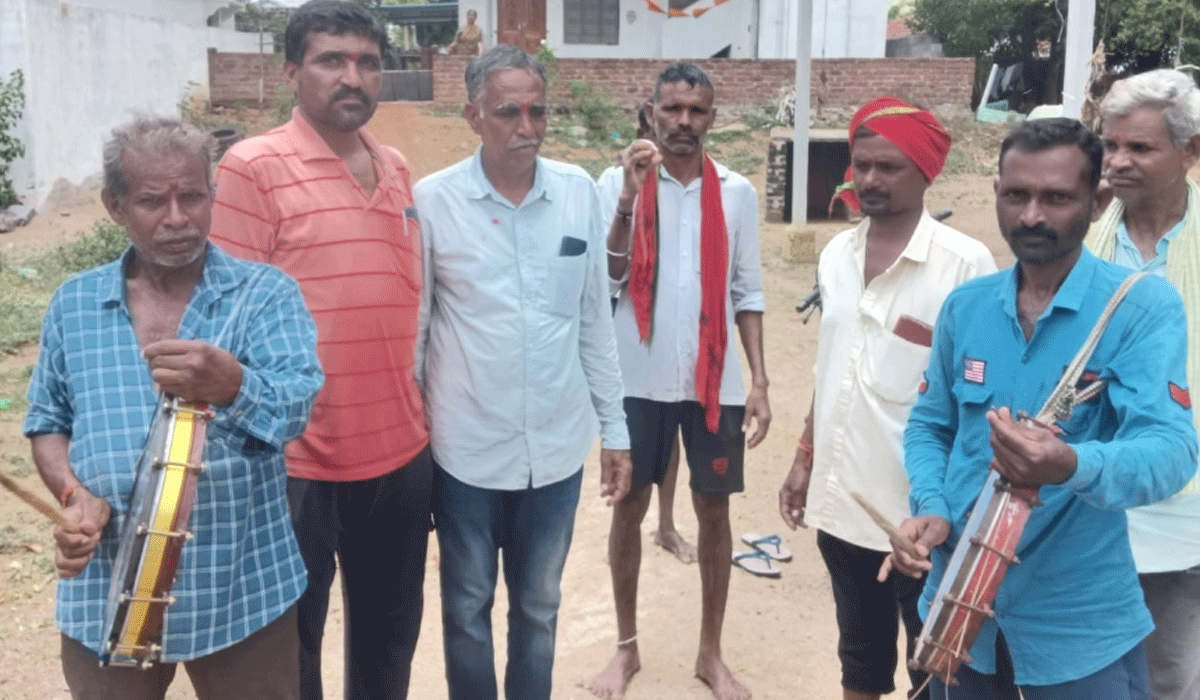 Kappathalli | పెద్ద పాపయ్యపల్లి లో వర్షాలు కురవాలని కప్పతల్లి ఆట