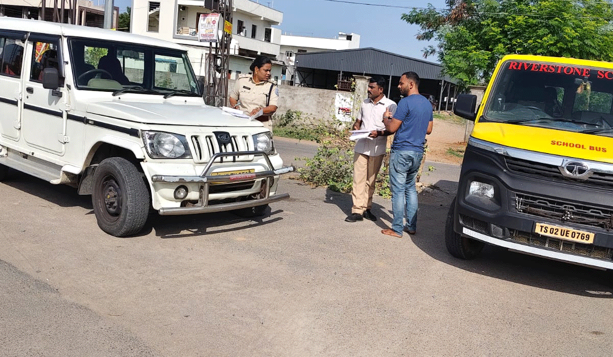 School bus | తీరుమారని బడి బస్సు.. కొరడా ఝల్పిస్తున్న ఆర్టీవో అధికారులు