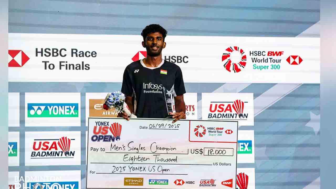 US Open Super 300 | విశ్వ వేదికపై మెరిసిన  ఆయుష్‌.. కెరియర్‌లో తొలి టైటిల్ కైవసం..!