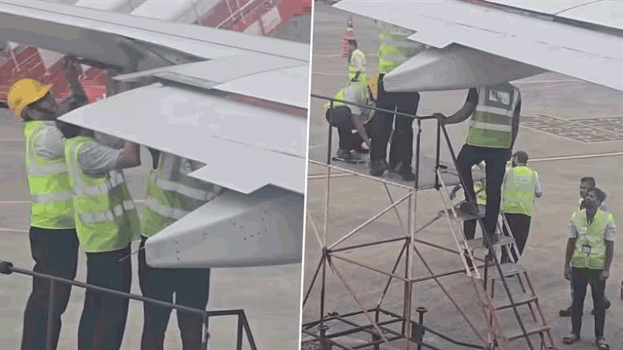 Air India | ఎయిర్‌ ఇండియా విమానం రెక్కలో పక్షిగూడు.. VIDEOS