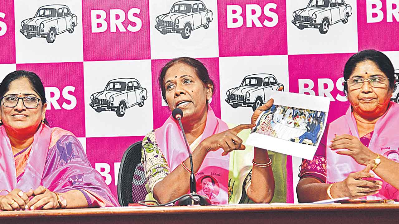 BRS Party | తెలంగాణ పరువు తీశారు!.. కాంగ్రెస్‌ సర్కారుపై బీఆర్‌ఎస్‌ మహిళా నేతల ఆగ్రహం