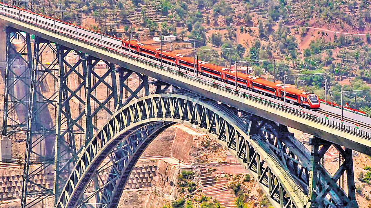 ప్రపంచంలోనే ఎత్తయిన బ్రిడ్జి .. చినాబ్‌ వంతెన జాతికి అంకితం