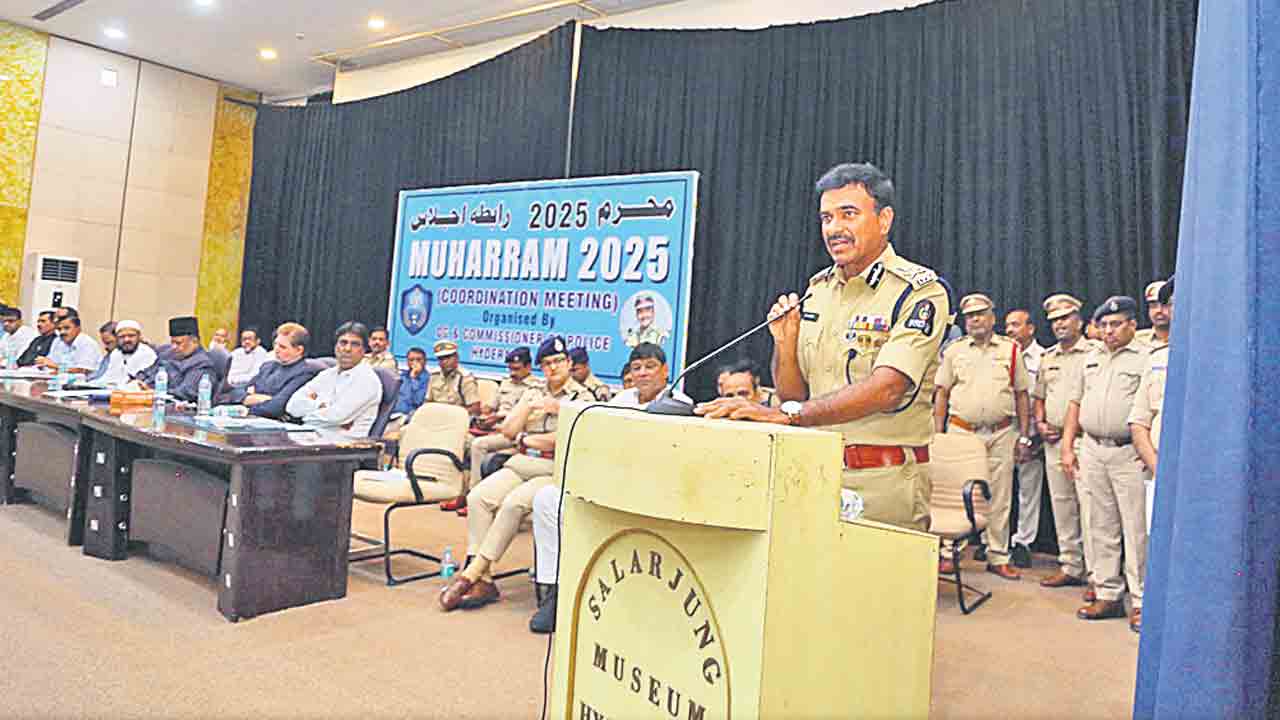 మొహర్రం ఊరేగింపునకు పకడ్బందీ ఏర్పాట్లు