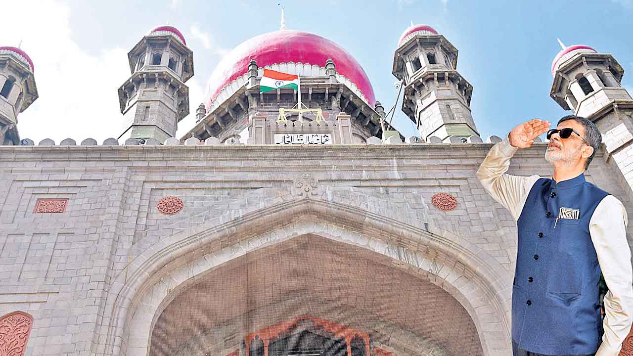 హైకోర్టులో రాష్ట్ర ఆవిర్భావ వేడుకలు