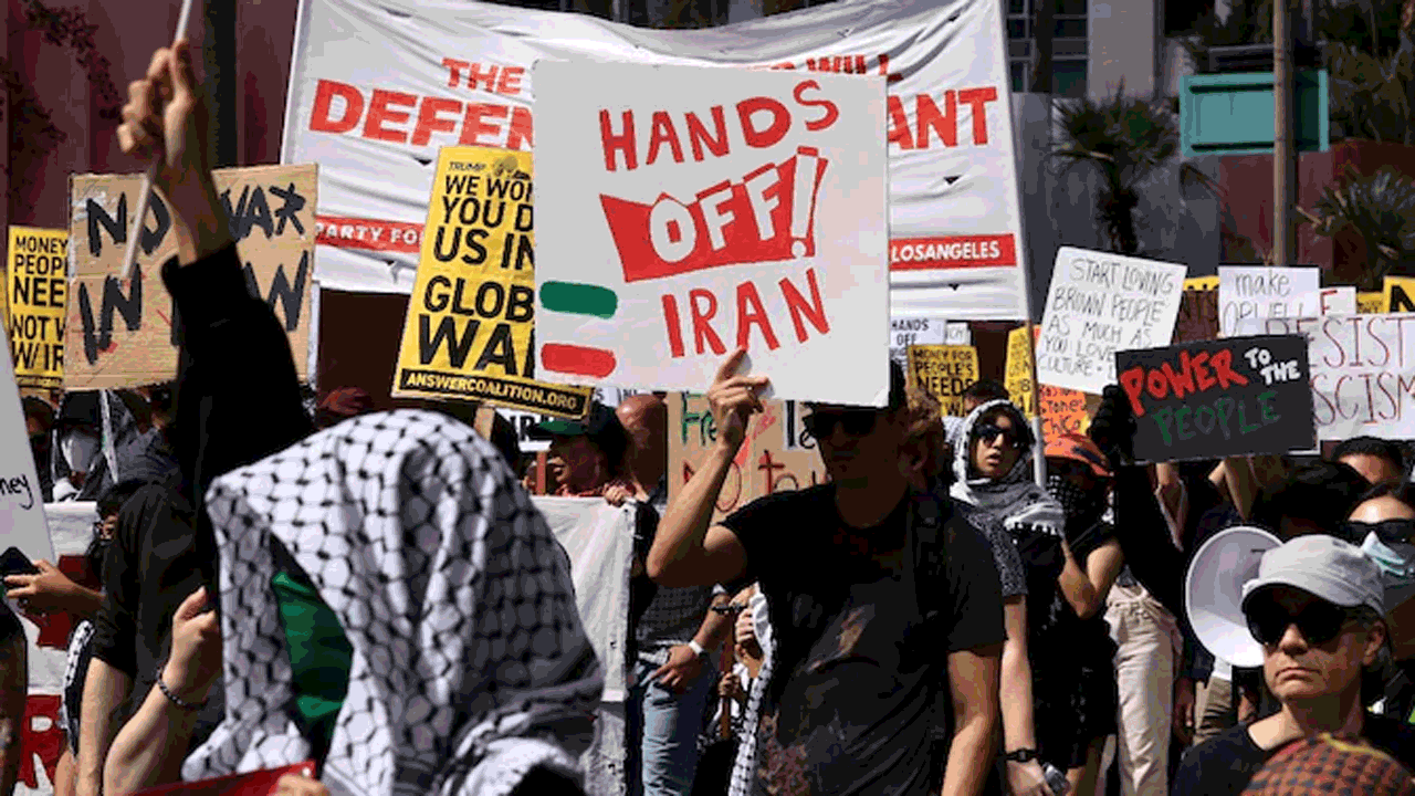 Iran-Israel | అమెరికా నగరాల్లో ఇరాన్‌కు మద్దతుగా నిరసనలు.. VIDEO