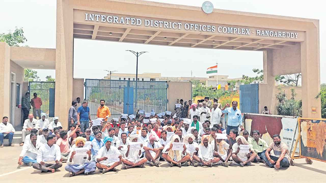 రిజర్వాయర్‌ వద్దు భూములను లాకోవద్దు