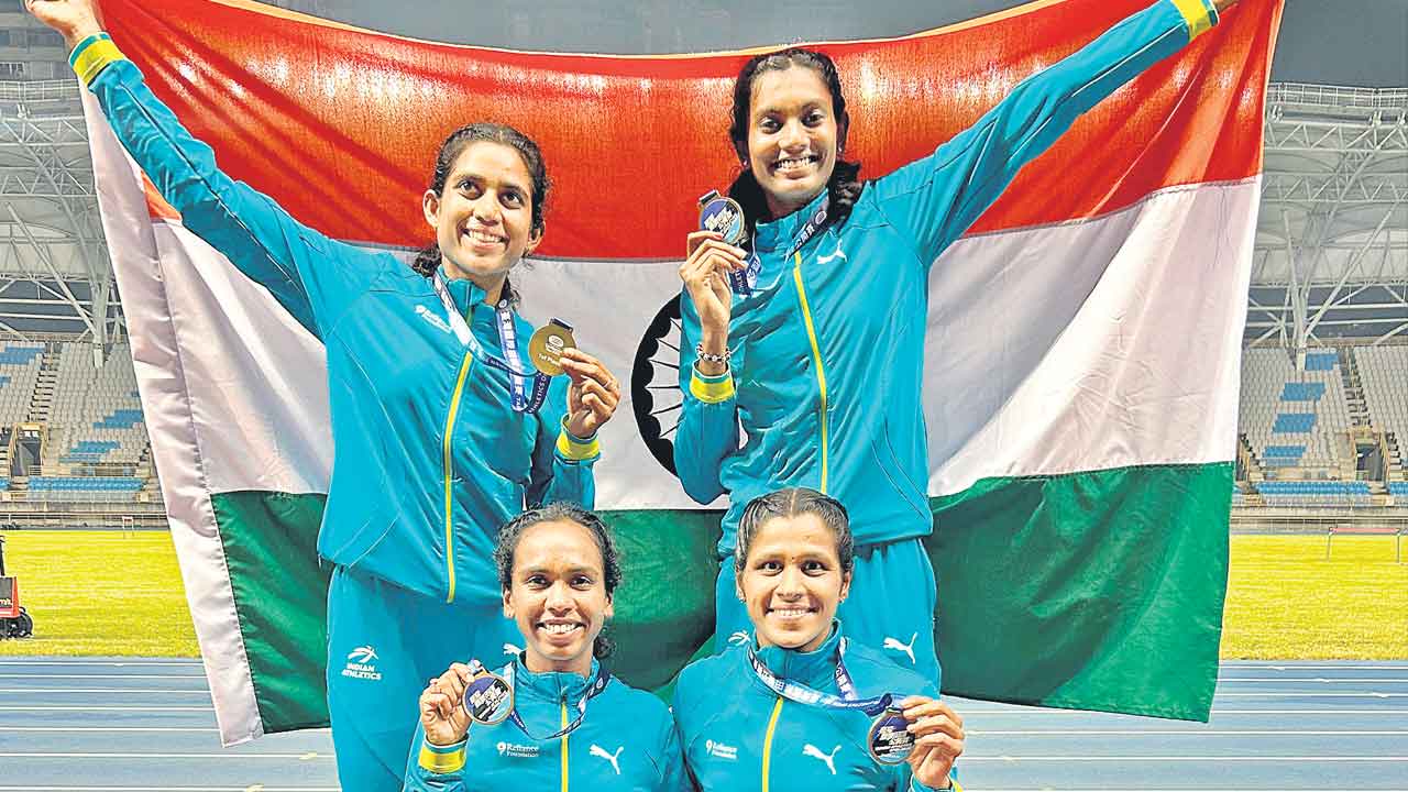 భారత్‌కు పసిడి పంట.. ఒకేరోజు ఆరు స్వర్ణాలు.. అదరగొట్టిన తెలుగమ్మాయి జ్యోతి యర్రాజి