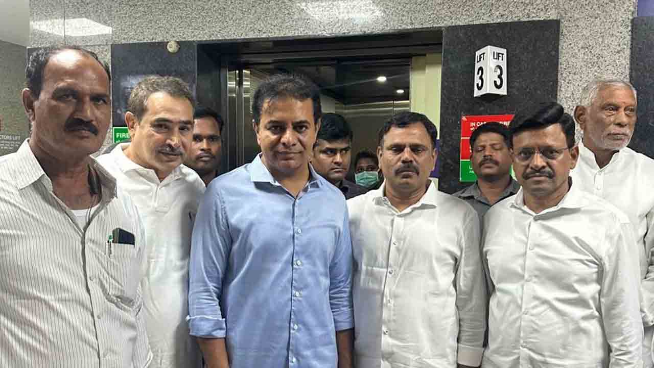 కేటీఆర్‌ని కలిసిన బీఆర్‌ఎస్‌ ఖమ్మం నేతలు