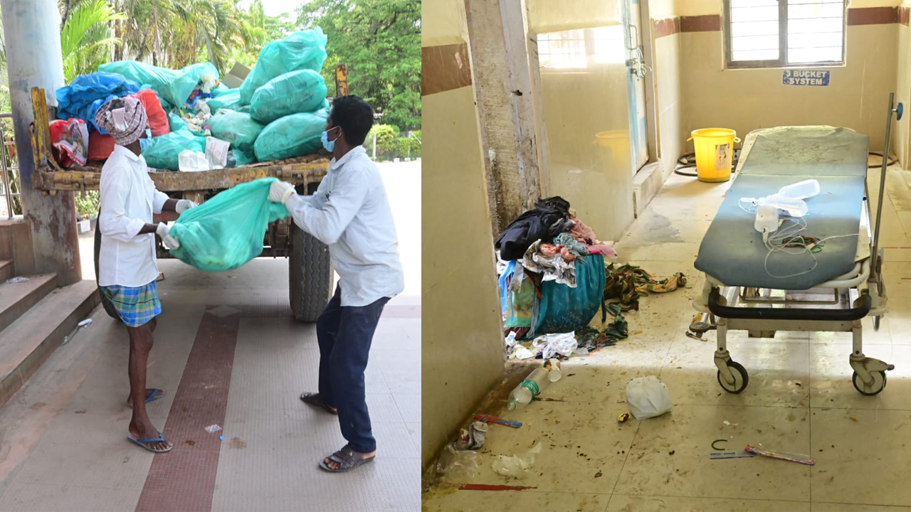 ఛీ.. ఇంత గలీజా!!.. ఖమ్మం ప్రభుత్వాసుపత్రిలో అపరిశుభ్రత.. ఫొటోలు చూసి తరించండి