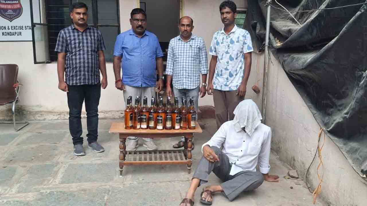 Defence liquor | అక్రమంగా రవాణా చేస్తున్న డిఫెన్స్ మద్యం పట్టివేత