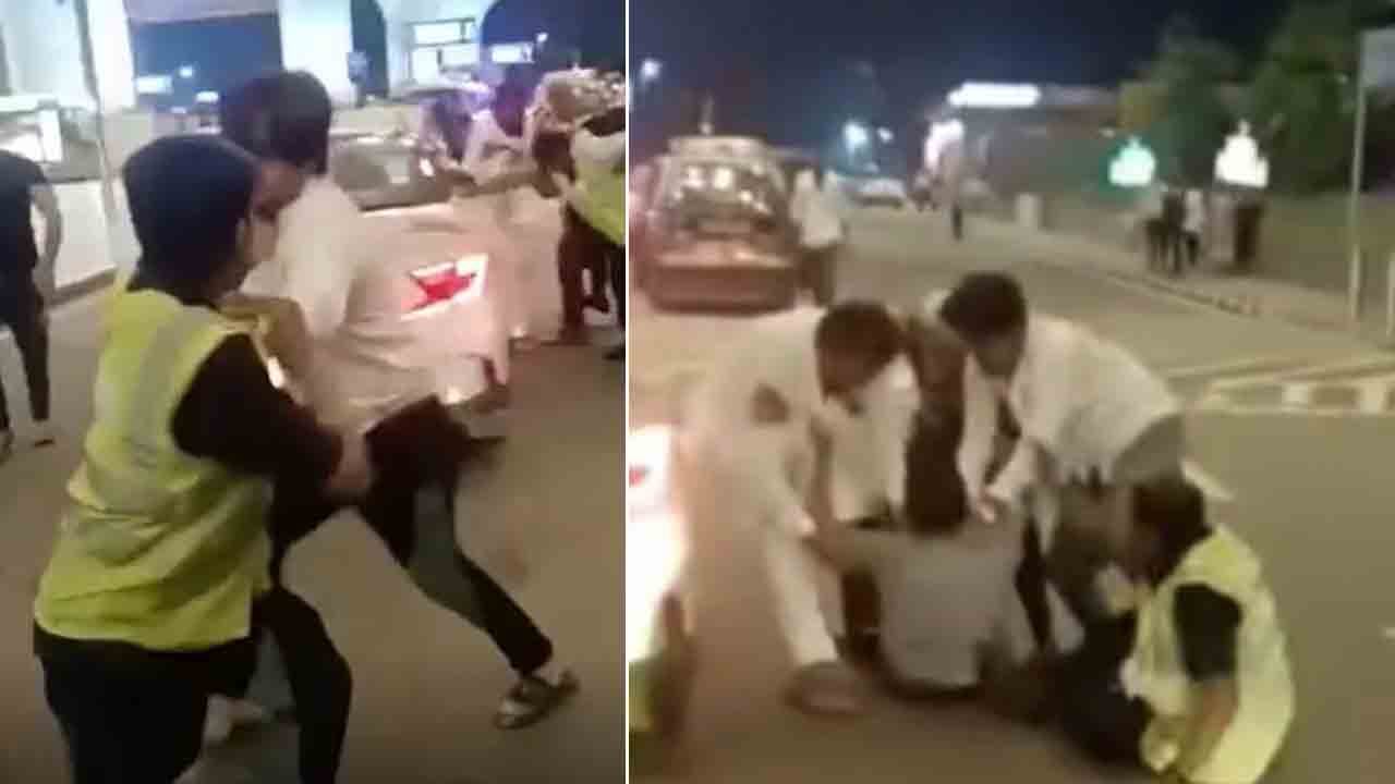 Mumbai Airport | ముంబై ఎయిర్‌పోర్ట్‌లో షాకింగ్‌ ఘటన.. డ్రైవర్లు, సిబ్బంది మధ్య తీవ్రమైన ఘర్షణ.. VIDEO