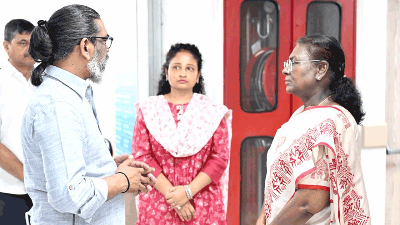 Droupadi Murmu | జార్ఖండ్‌ మాజీ సీఎంను పరామర్శించిన రాష్ట్రపతి ముర్ము