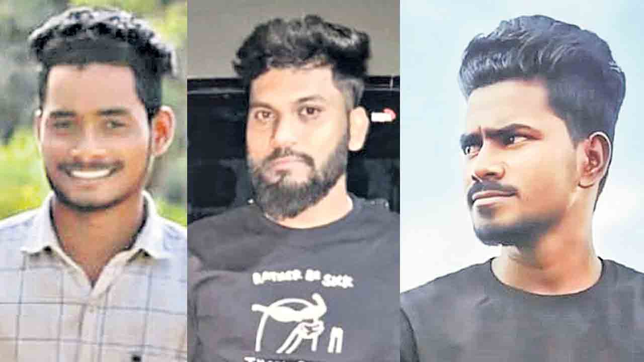 రోడ్డు ప్రమాదంలో ముగ్గురు దుర్మరణం