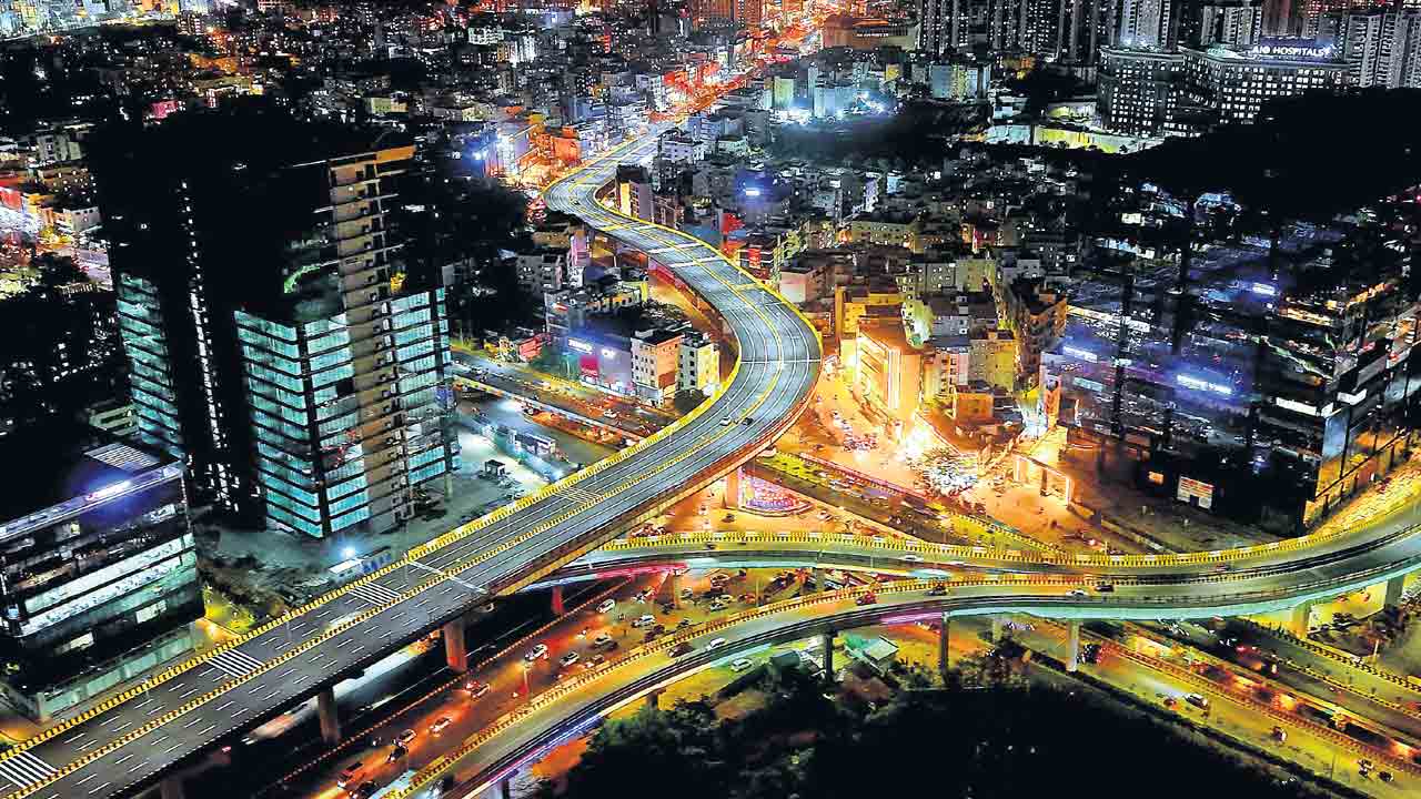 SRDP | కేసీఆర్‌ నిర్మాణం.. రేవంత్‌ ప్రారంభం.. ఎస్‌ఆర్‌డీపీలో కేసీఆర్‌ సర్కార్‌ నిర్మించిన గచ్చిబౌలి ఫ్లైఓవర్‌