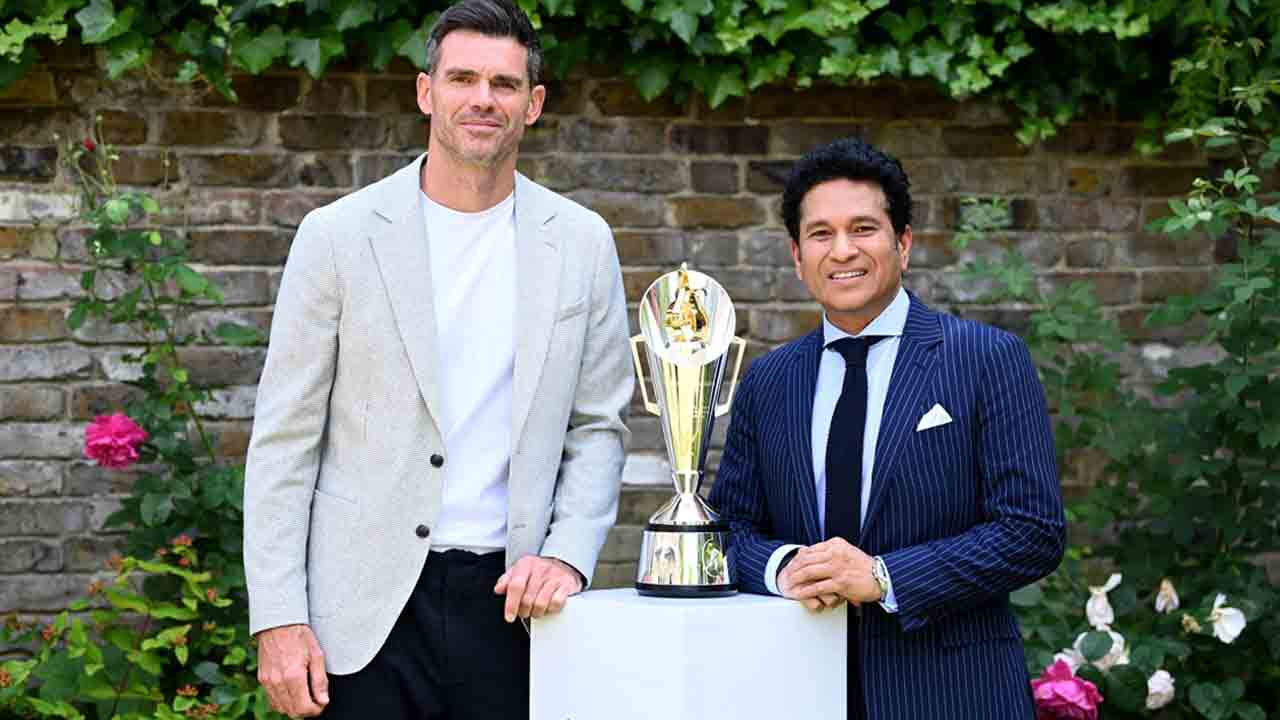 Sachin – Anderson Trophy | సచిన్ – అండర్సన్ ట్రోఫీ ఆవిష్కరణ.. మురిసిపోయిన దిగ్గజాలు