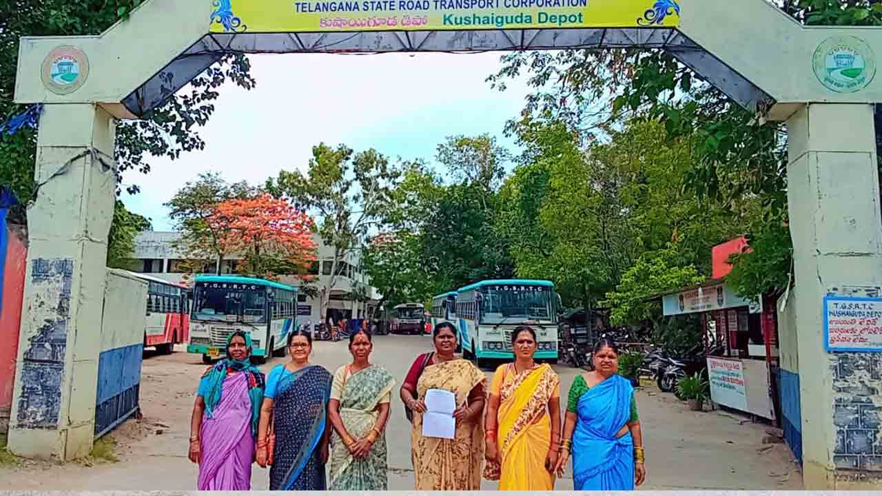 TGSRTC Buses | మౌలాలి ఆర్టీసీ కాలనీ నుంచి బస్సులు నడపాలి : ఐద్వా కార్యదర్శి మంగ