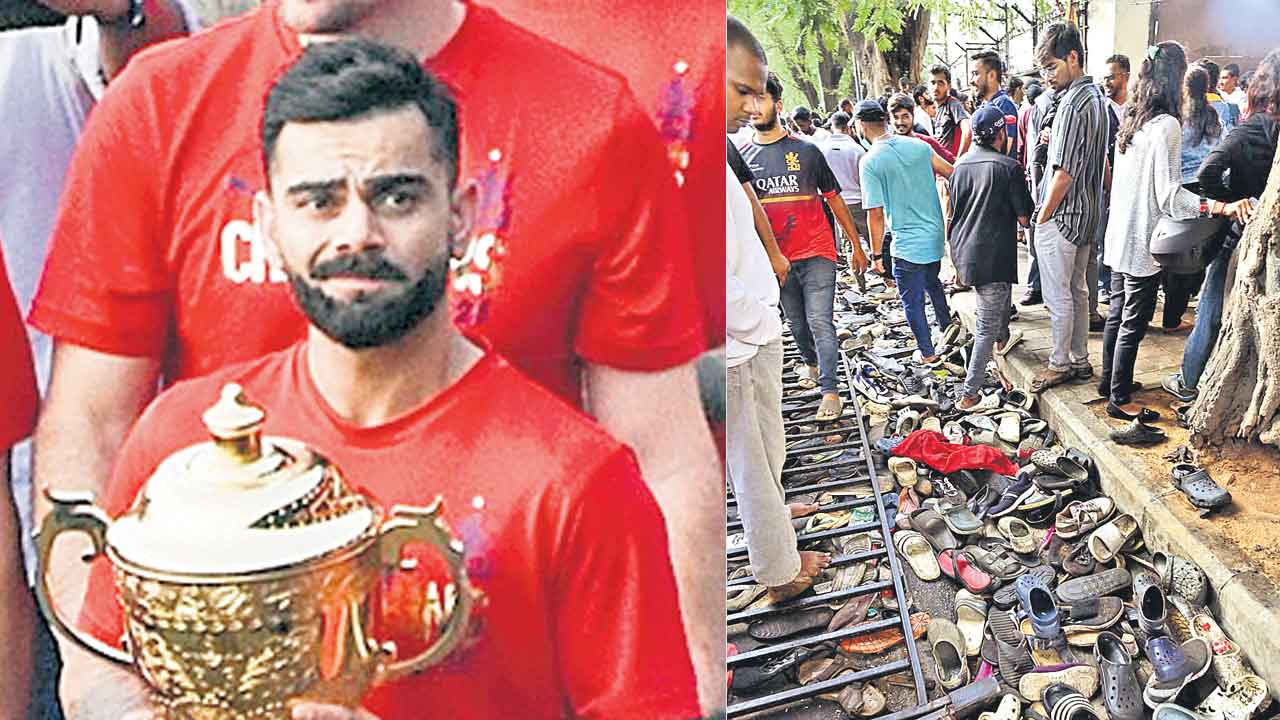 బెంగళూరు తొక్కిసలాట.. అల్లు అర్జున్ లాగే కోహ్లీని అరెస్ట్ చేస్తారా.. నెటిజన్ల ప్రశ్నలు