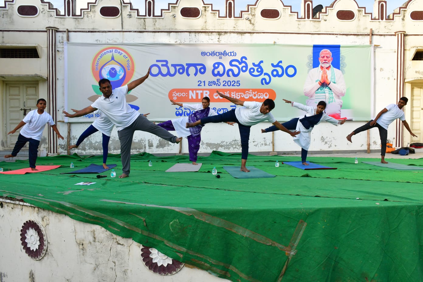 వనపర్తి జిల్లాల్లో అంతర్జాతీయ యోగా దినోత్సవం