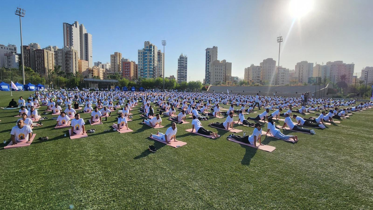 Yoga Day | కువైట్‌లో అంతర్జాతీయ యోగా దినోత్సవ వేడుకలు..
