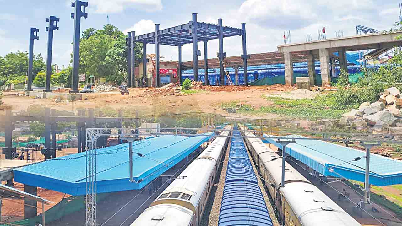 సమస్యల కూత ..నత్తనడకన జహీరాబాద్‌ రైల్వేస్టేషన్‌ ఆధునీకరణ పనులు