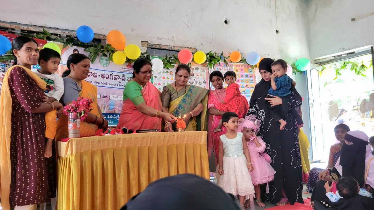 Mahabubnagar | అంగన్వాడీల్లో అనుకరణ ద్వారా విద్యాబోధన..