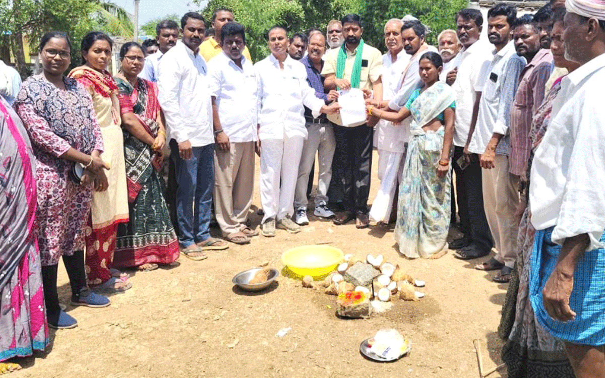 Nidamanoor : పేద‌ల సొంతింటి కల సాకారం చేస్తాం : అంకతి స‌త్యం