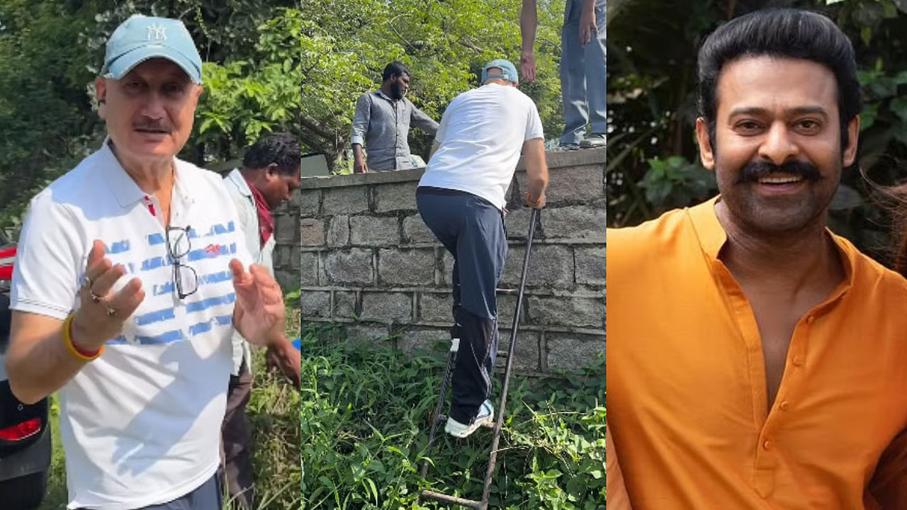 Prabhas | ప్ర‌భాస్ సినిమా కోసం క‌ష్టాలు.. గోడ దూకి సెట్స్‌లో అడుగుపెట్టిన 70 ఏళ్ల న‌టుడు