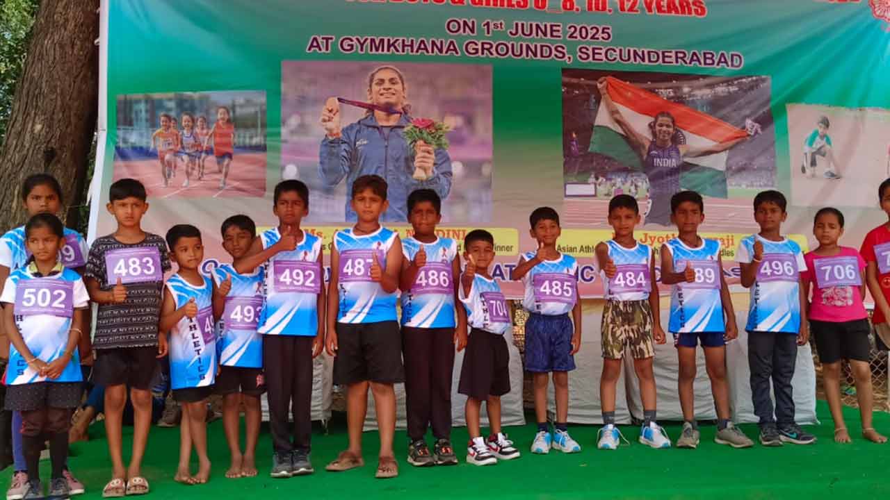 Nagarkurnool | రాష్ట్రస్థాయి అథ్లెట్ పోటీలకు ఎంపికైన రాచూర్ క్రీడాకారులు