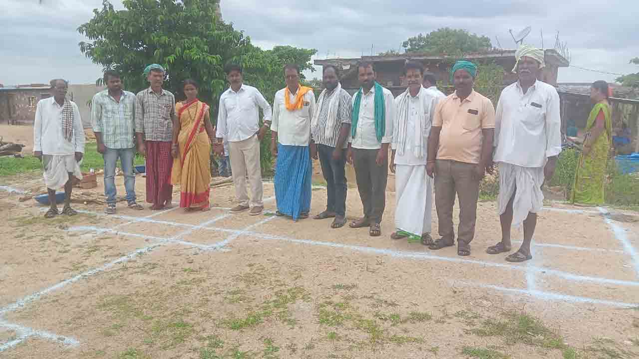 Indiramma Indlu | ఇందిరమ్మ ఇండ్ల నిర్మాణానికి భూమి పూజ