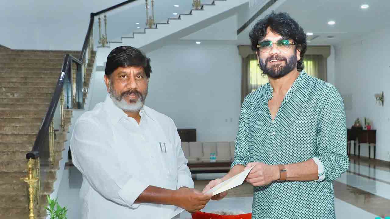 Akhil Akkineni Wedding | అఖిల్ పెళ్లి.. డిప్యూటీ సీఎం భట్టి విక్రమార్కకి ఆహ్వానాన్ని అందించిన నాగార్జున