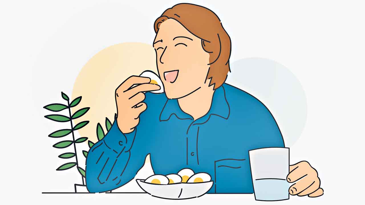 Eating Egga