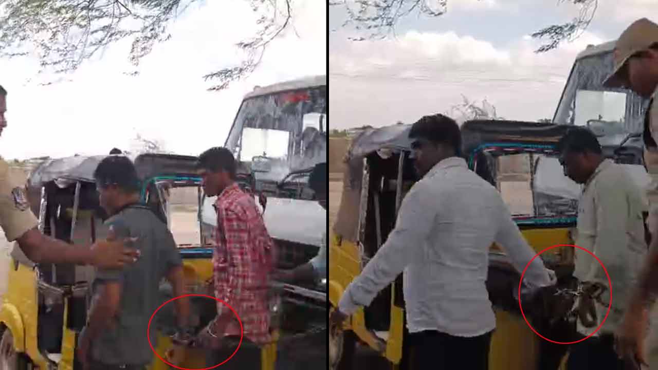 Jogulamba Gadwal | రాజోలి రైతుల‌కు కూడా సంకెళ్లు.. బేడీల‌తో కోర్టుకు అన్న‌దాత‌లు