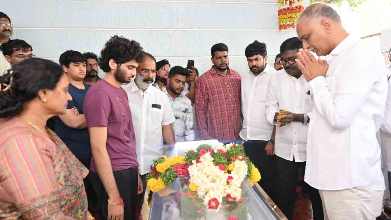 Harish Rao | ఎమ్మెల్యే మాగంటి గోపీనాథ్‌కు నివాళులర్పించిన హరీశ్‌రావు..