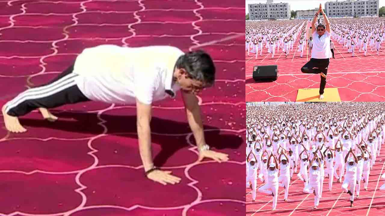 Tamil Nadu Governer | 73 ఏళ్ల వయసులో ఏకబిగిన 51 పుషప్స్.. కుర్రాళ్లకు షాకిచ్చిన గవర్నర్!