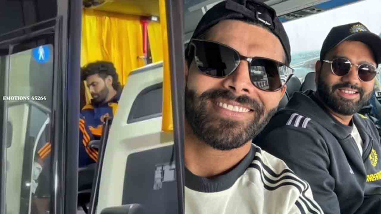 Ravindra Jadeja | హిట్‌మ్యాన్ రిటైర్మెంట్.. టీమ్ బస్సులో ఒంట‌రైన జ‌డేజా.. !