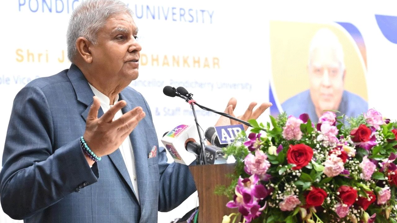 VP Dhankhar: భాష‌ల ఆధారంగా దేశాన్ని విభ‌జించ‌లేం: ఉప‌రాష్ట్ర‌ప‌తి ధ‌న్‌ఖ‌ర్‌