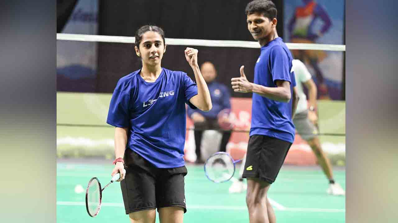 Indonasia Open | స్టార్ జోడీకి చుక్కెదురు.. క‌రుణాక‌ర‌న్, ఆద్య ముందంజ‌