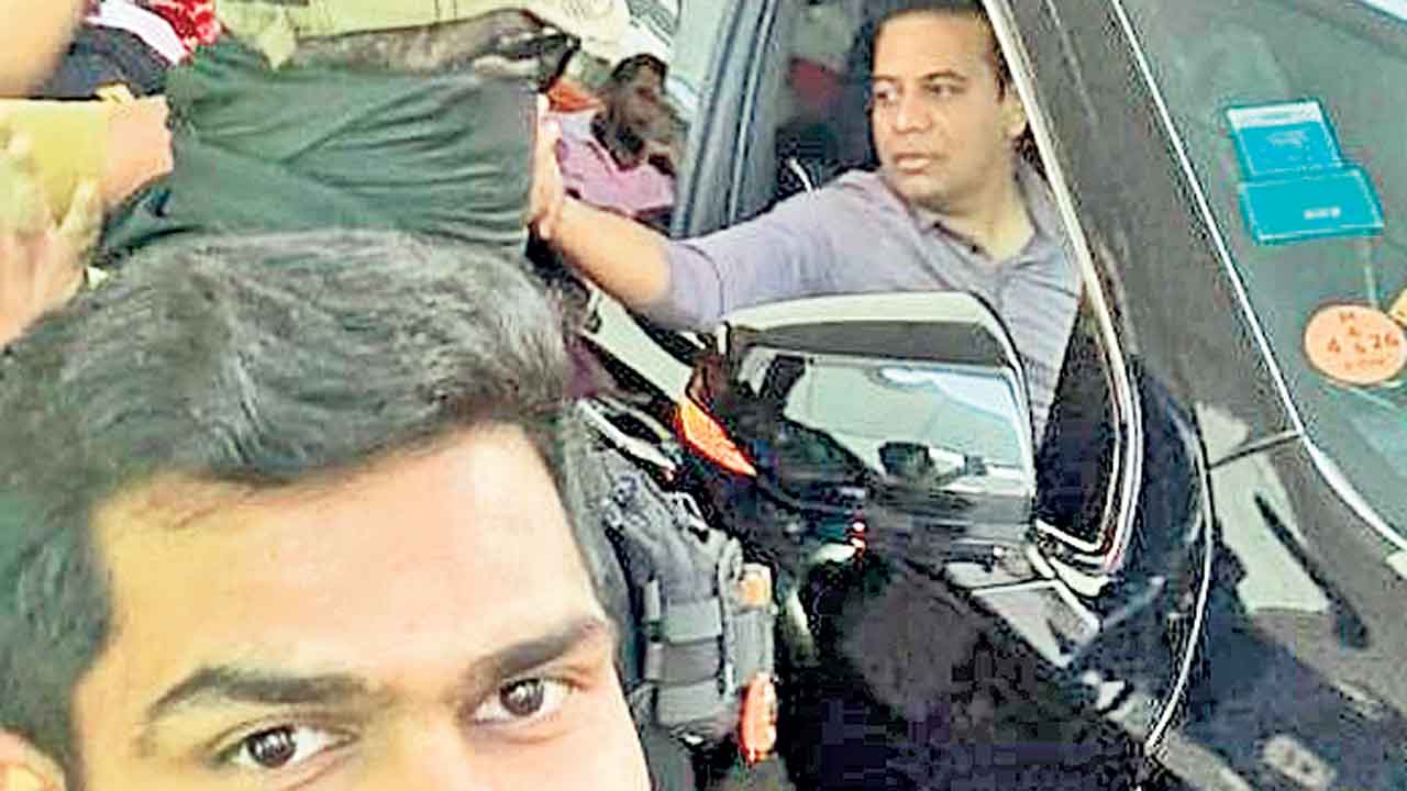 డల్లాస్‌లో కేటీఆర్‌కు ఘన స్వాగతం