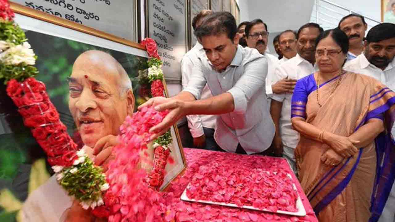 KTR | దేశాన్ని భారీ సంక్షోభం నుంచి గ‌ట్టెక్కించిన మ‌హా మేధావి పీవీ : కేటీఆర్